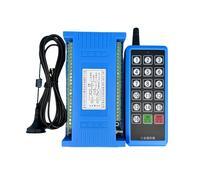 Imoumou 1 kit récepteur sans fil 16 canaux DC12 V 24 V + émetteur manuel retour fréquence radio 434 MHz 200 m télécommande grue entraînement linéaire moteur lumineux un bouton toutes les fonctions