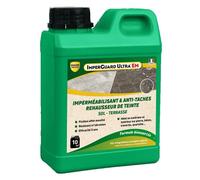 ImperGuard Ultra EM Effet Mouillé - Imperméabilisant AntiTache Sans Solvant-Ravive Couleur-Pierre, Béton - 10m2 - Efficace 5 ans