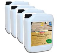 ImperGuard Ultra Protection Sol Effet SATINE - 4 X 5 L -20L-Imperméabilisant Pierre Poreuse Béton-Durcisseur Joints-Traite 200m²
