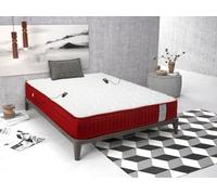 Imperial Confort 619261 Matelas Helsinki Massage 25, Mousse, Blanc/Rouge, Une Place