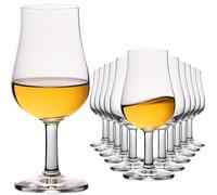 IMPERIAL Lot de 12 verres à whisky - Verre de dégustation pour whisky et brandy - 120 ml en verre cristallin résistant au lave-vaisselle