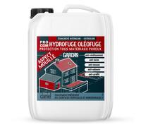 Imperméabilisant hydrofuge oléofuge anti tâches GARDA9 effet mouillé - terrasse, sol, mur, façade, toiture, PROCOM 1 litre