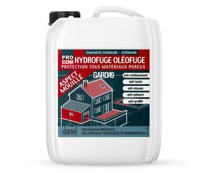 Imperméabilisant hydrofuge oléofuge anti tâches GARDA9 effet mouillé - terrasse, sol, mur, façade, toiture, PROCOM 1 litre