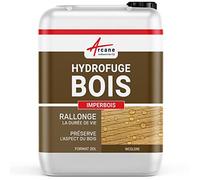 Imperméabilisant, hydrofuge pour bois extérieur et saturateur, permet de conserver l'aspect naturel : teck, pin, bois exotique, chêne - 20 L (jusqu'à 100 m²) - ARCANE INDUSTRIES