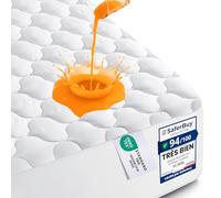 Impermeable Matelasse Protege Matelas 180x200 cm, Alese sur Matelas