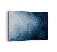 Impression sur Toile 100x70cm Tableaux Image Photo Eau Bleu Peinture Decoration