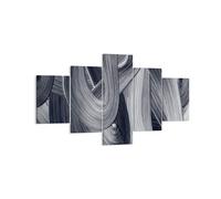 Impression sur Toile 125x70cm Tableaux Image Photo Peinture Brosse Noir