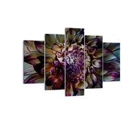 Impression sur Toile 150x100cm Tableaux Image Photo Feuilles Agave Fleur