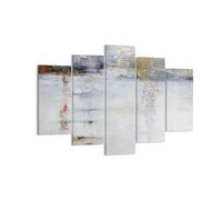 Impression sur Toile 150x100cm Tableaux Image Photo L'Abstraction Blanc Floue