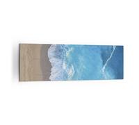 Impression sur Toile 160x50cm Tableaux Image Photo Plage Bord Mer Art Decoration