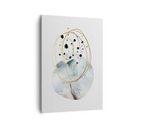 Impression sur Toile 50x70cm Tableaux Image Photo Moderne Abstraction Taches