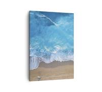 Impression sur Toile 50x70cm Tableaux Image Photo Plage Bord Mer Art Decoration