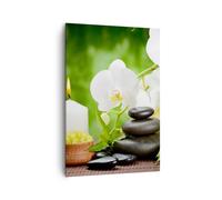 Impression sur Toile 70x100cm Tableaux Image Photo Fleur aromathérapie spa