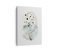 Impression sur Toile 70x100cm Tableaux Image Photo Moderne Abstraction Taches