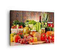 ARTTOR Tableau sur Toile Décoratif 70x50 cm Cuisine - 3182
