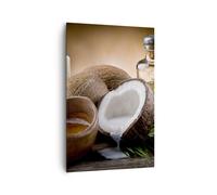 Impression sur Toile 80x120cm Tableaux Image Noix de coco huile savon paume