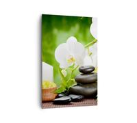 Impression sur Toile 80x120cm Tableaux Image Photo Fleur aromathérapie spa