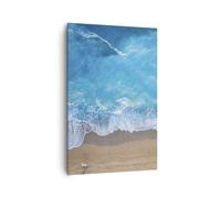 Impression sur Toile 80x120cm Tableaux Image Photo Plage Bord Mer Art Decoration