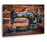 Impression sur toile encadrée, représentant une machine historique