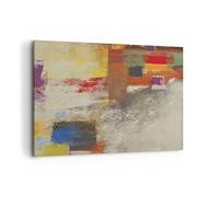 Impression sur Toile Moderne 100x70 cm Abstrait Art - 4176