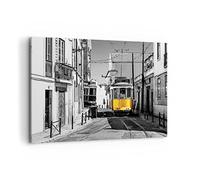 Impression sur Toile Moderne 100x70 cm Architecture Noir et Blanc - 4977