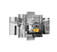 Impression sur Toile Moderne 150x100 cm Architecture Noir et Blanc - 4977