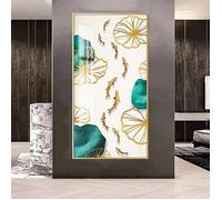 Impression sur Toile Neuf Poissons Carpe Koi Tableau Décoration Murale,Toile Peinture Affiche Salon Décoration 60X120CM,Sans Cadre