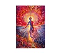 Impression sur toile spirituelle - Décoration murale pour salon, chambre à coucher - 50 x 75 cm