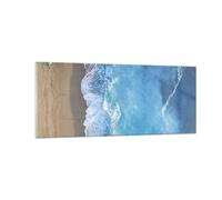 Impression sur Verre 100x40cm Tableaux Image Photo Plage Bord Mer Art Decoration
