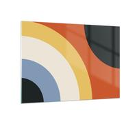 Impression sur Verre 100x70cm Tableaux Image L'abstraction les couleurs le rayon