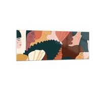 Impression sur Verre 140x50cm Tableaux Image Femmes Multiculturalisme Moderne
