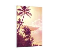 Impression sur Verre 80x120cm Tableaux Image Photo palmier jungle Art Decoration