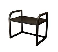 Imprimante en bois à 2 niveaux - Bureau multifonction pour bureau à domicile pouvant contenir un fax et un scanner, étagère d'imprimante Ele 48 x 34 x 48 cm (L x P x H) - Design robuste et élégant