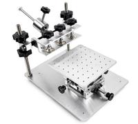 Imprimante manuelle de pâte à souder SMT, 150 x 150 mm, table de pochoir réglable