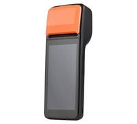 Imprimante portable de reçus POS pour Android 8.1 Scanner de code-barres 1D/2D Terminal PDA Support 3G WiFi Ecran tactile 5.0 pouces Largeur 58mm Impression d'étiquettes thermiques pour supermarché