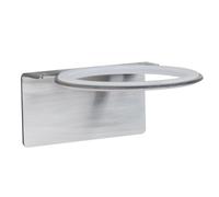 IMUSINICE 1pc Support pour Sèche-cheveux Mural en Acier Inoxydable 304 Léger et Facile à Installer pour Salle de Bain Moderne sans Perçage Argenté