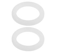 IMUSINICE 2 Pièces Anneau Diffuseur de Parfum en Silicone Blanc pour Ampoules, Diffusion Aromatique, Compatible Douilles de Lampes, Maison Chambres