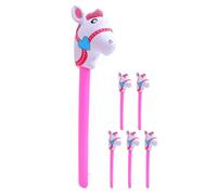 IMUSINICE Bâtons Gonflables Jouets Faciles à Utiliser Forme Tête de Cheval en Pvc Lot de 6 pour Garçon et Filles Décoration pour Événements et Spectacles Ludiques