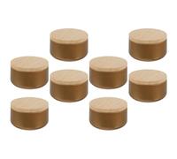 IMUSINICE Boîtes à Bougies en Métal 8pcs Conteneurs de Stockage pour Voyage et Fabrication Bougies DIY Banquet
