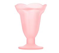 IMUSINICE Coupe à Dessert Vintage en Verre Rose Givré, Gobelet de Service pour Milk-shake et Crème Glacée, Design Unique et Matériau Verre, Maison Restaurants