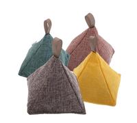IMUSINICE Désodorisant Voiture Pyramidal 200g en Charbon de Bambou Activé, Absorbeur D'odeurs Naturel, Purificateur D'air pour Maison et Armoire