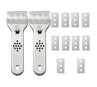 IMUSINICE Grattoir Cuisine Outil de Grattage Précis en Acier Inoxydable Argenté Set de 1 pour Peinture et Taches D'huile pour Nettoyage et Entretien Facile