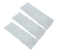 IMUSINICE Lingettes de Rechange Couleur Vert Clair pour Balai à Franges 3 Pièces, Design Double Usage, Facile à Remplacer pour Ménage