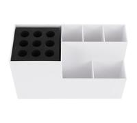 IMUSINICE Organisateur D'outils de Coupe de Cheveux Pratique en Abs Blanc, Boîte de Rangement Portable pour Ciseaux et Peignes, pour Usage en Coiffure Professionnelle