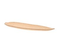 IMUSINICE Plateau Décoratif en Bois de Feuille pour Sushi et Fruits Secs | Surface Lisse, Léger à Manipuler, pour Table à Manger et Service Hôtelier, Couleur Khaki