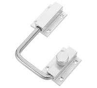 IMUSINICE Verrou et Utilisation Simple en Acier Inoxydable Argenté Multifonction 10,5x8,5x1,6 Cm Réglage D'angle Flexible pour Fenêtres et Portes Intérieures