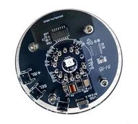 IN-18 Kit d'horloge Nixie pour tubes d'électrons, horloge à tube lumineux rétro PCB sans tube, horloge de table DIY pour bureau