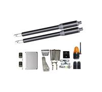 IN 553012 Ouverture de Portail Automatique Kit d'entraînement pour Portes à 2 vantaux, Noir