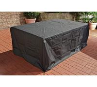In And OutdoorMatch Couverture de Meuble de Jardin Vida - 218x158x65cm - Housse de protection - Bâche étanche - Universelle - Couverture de Table de Jardin - Couverture de Jacuzzi - Set de Lounges