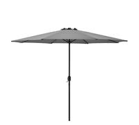 In And OutdoorMatch Parapluie de jardin Hailie - Parapluie à manche - 300 x 230 cm - Gris - Look Deluxe